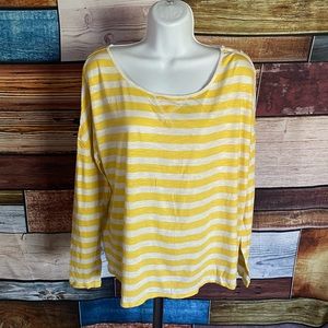 Yellow & White Stripe Shirt